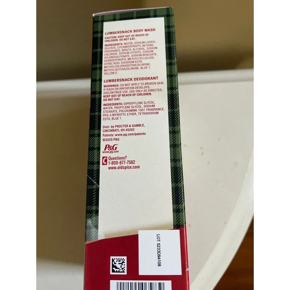 Old Spice Holidude Limited Edition Lumbersnack Body Wash Deodorant Gift Set